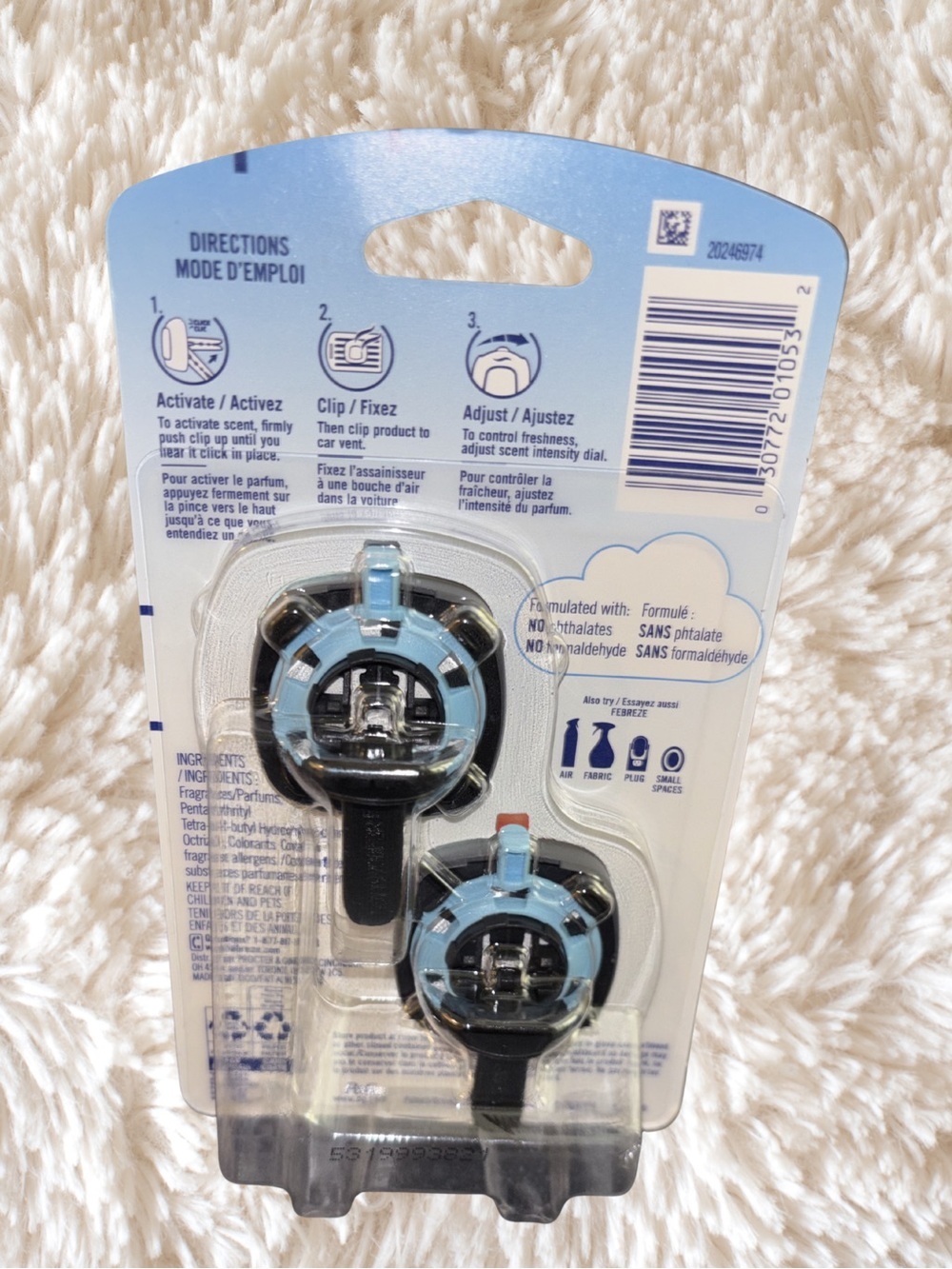 Airwalk not visible - Assorted Air Freshener Refills (Purple, Pink, White, Blue) - Picture 7 of 12